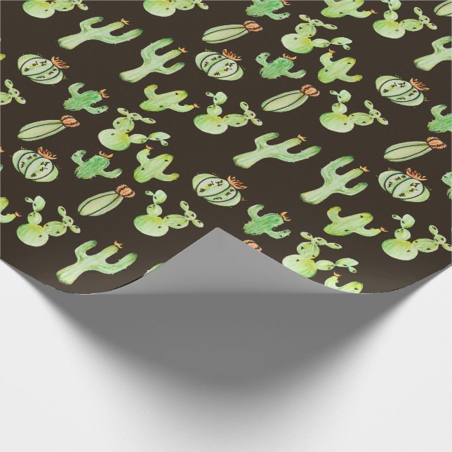 Cactus Desert Child Geschenkpapier (Ecke)