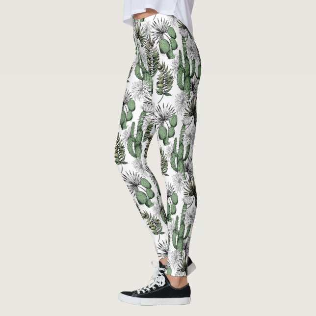 Cactus Desert Pattern Leggings (Links)