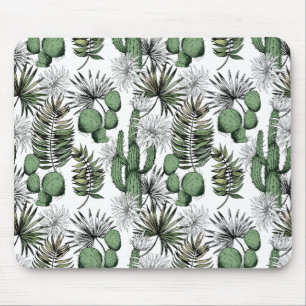 Cactus Desert Pattern Mousepad