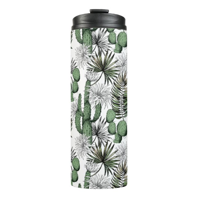 Cactus Desert Pattern Thermosbecher (Vorderseite)