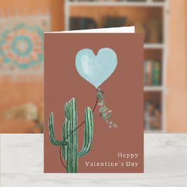 Cactus Desert Pun Terracotta Karte