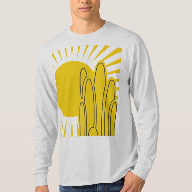 Cactus Desert Sunrise T-Shirt (Vorderseite)