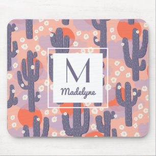 Cactus Desert Sunset Personalisiert Mousepad