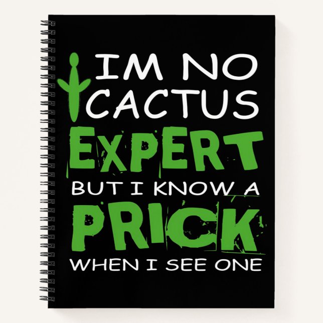 Cactus Expert Notizbuch (Vorderseite)