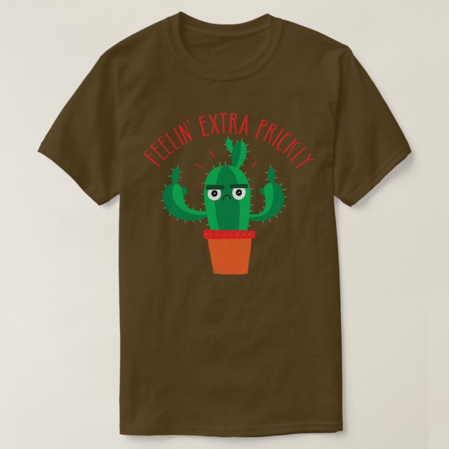 Cactus Extra Prickly T-Shirt (Design vorne)