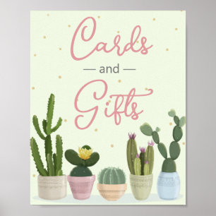 Cactus Fiesta Cards and Gifts Poster