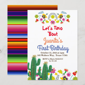 Cactus Fiesta Mexikanisches Party Einladung