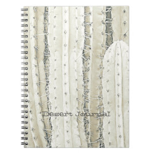 CACTUS Foto Art Desert Journal Neutral Modern Fun Notizblock