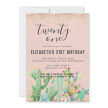 Cactus Garden 21. Geburtstag Party