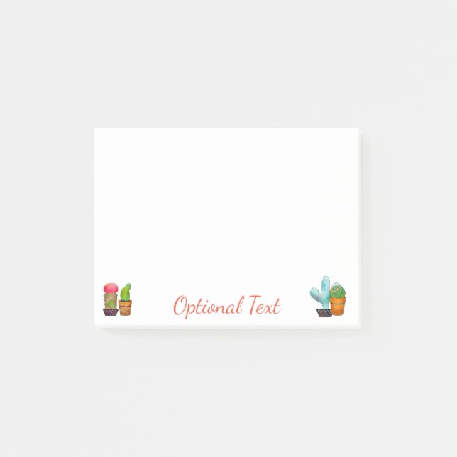 Cactus Garden Post-it Klebezettel (Vorderseite)