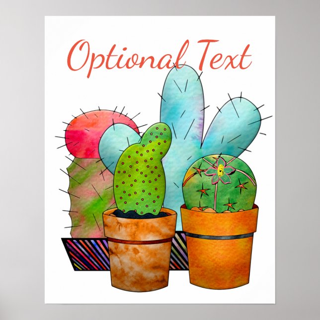 Cactus Garden Poster (Vorne)