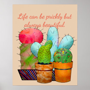 Cactus Garden Poster