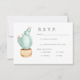 Cactus Garden | UAWG Aquarell RSVP Karte
