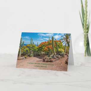 Cactus Garen, Fürteventura, Kanarische Inseln, Karte