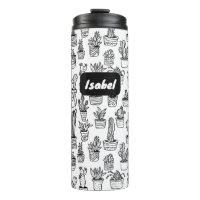 Cactus gepotted Pflanze Niedliches Muster CUSTOM G