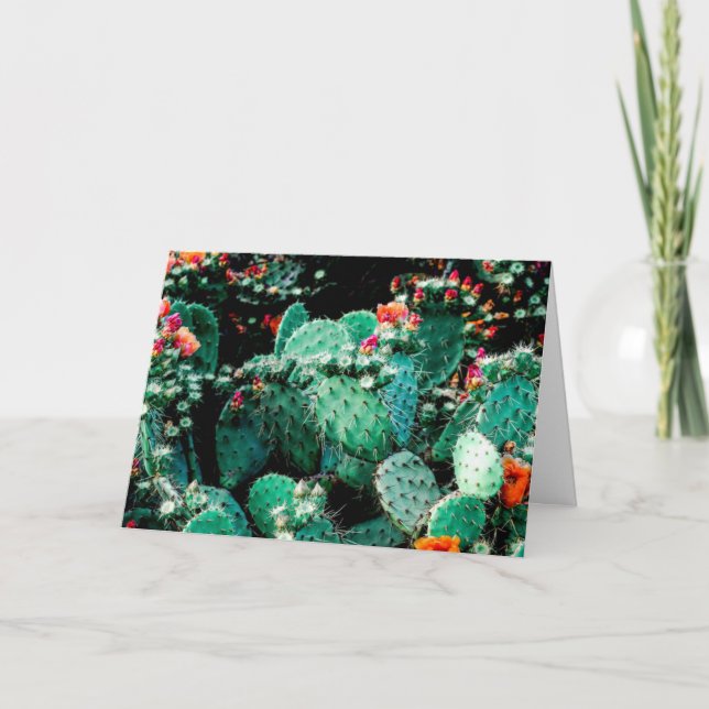 Cactus Greeting Card Karte (Vorderseite)