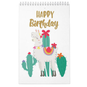 Cactus Happy Birthday Kalender