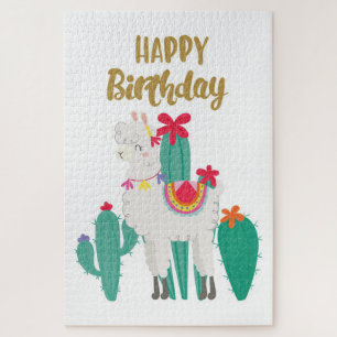Cactus Happy Birthday Puzzle