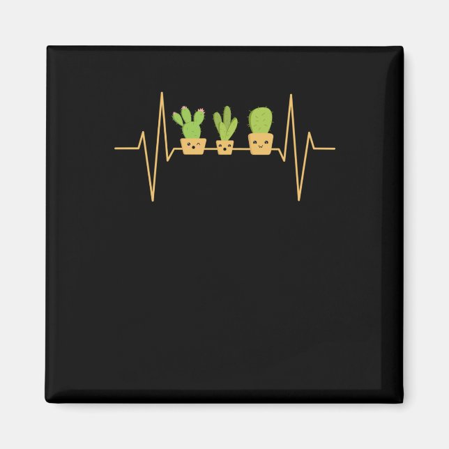Cactus Heartbeat Magnet (Vorne)