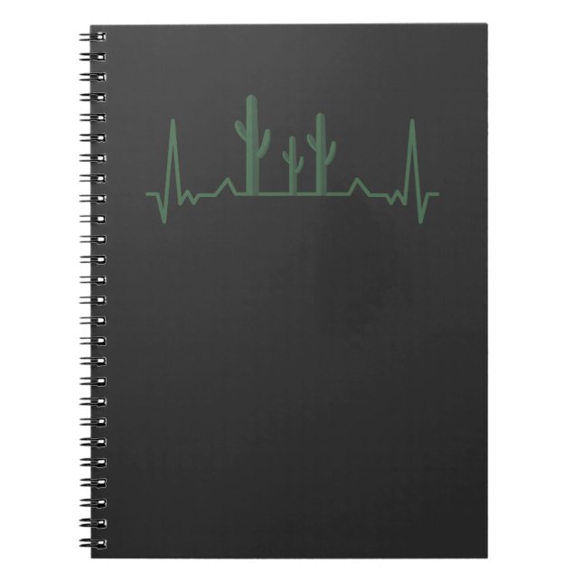 Cactus Heartbeat Notizblock (Vorderseite)