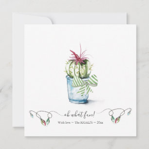 Cactus Holiday Card Mitteilungskarte