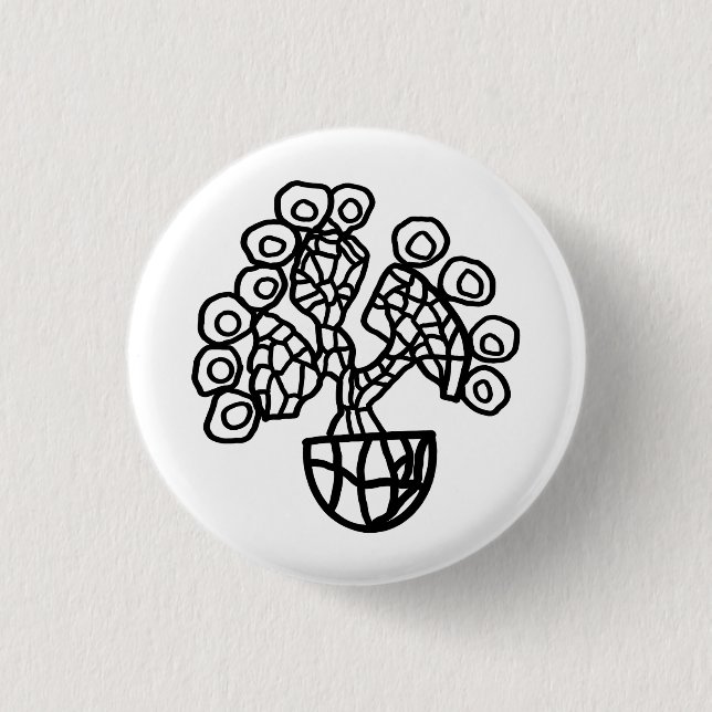 CACTUS IN EINER KÜCHE BUTTON (Vorderseite)