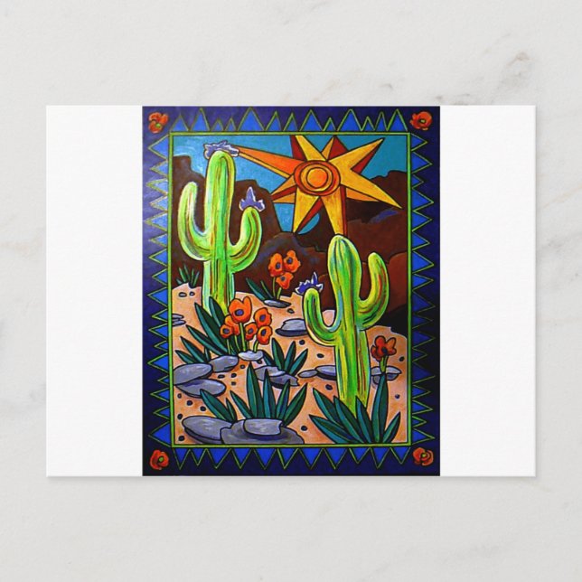 Cactus in the Southwest Postkarte (Vorderseite)
