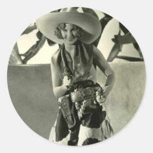 Cactus Kate Runder Aufkleber