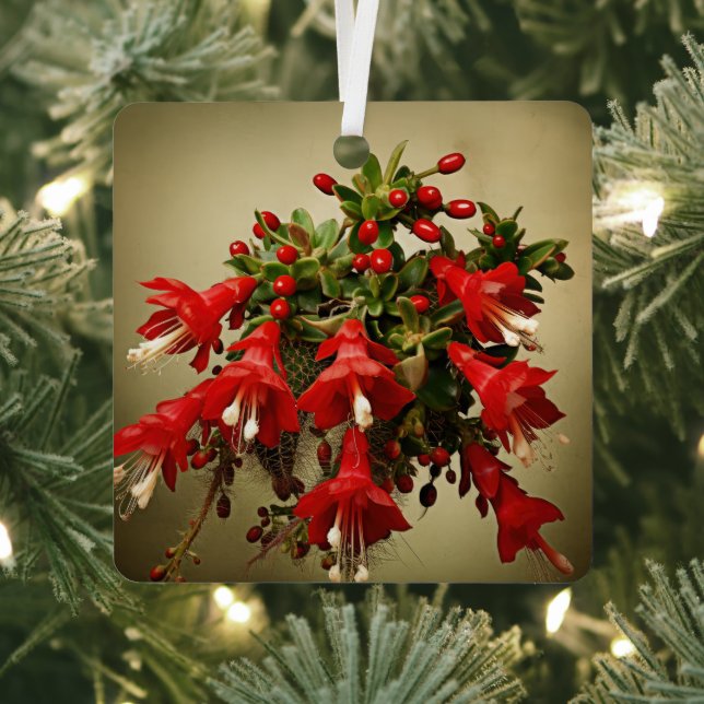 Cactus Kisses & Christmas Wishes – A Double-Sided  Ornament Aus Metall (InSitu)