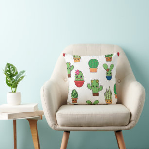 Cactus Krazy 16x16 Kissen