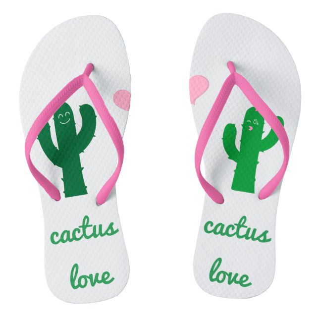 Cactus Liebe Flip Flops (Fußbett)