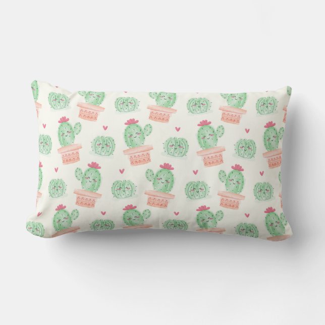 Cactus Lumbar Pillow Lendenkissen (Vorderseite)