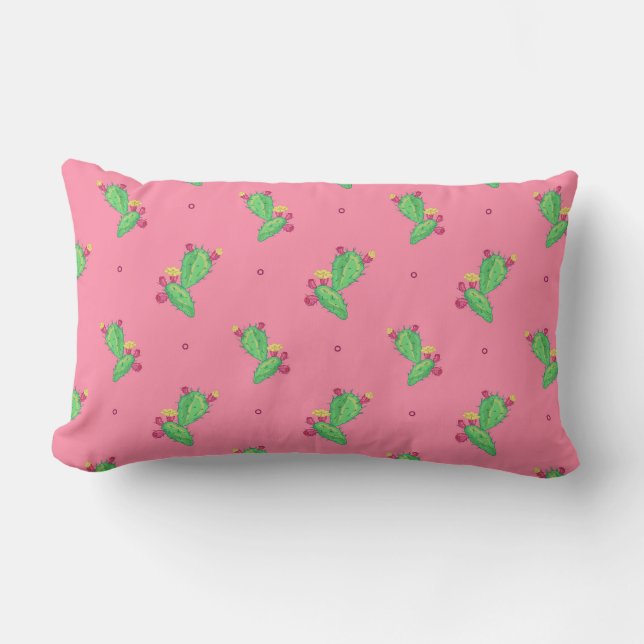 Cactus Lumbar Pillow Lendenkissen (Vorderseite)