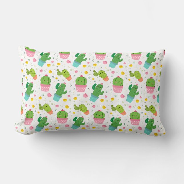 Cactus Lumbar Pillow Lendenkissen (Vorderseite)