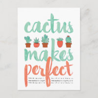 Cactus macht perfekte kleine Kaktus-Pflanze grafis