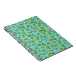 Cactus Me Outside (blau) - Notebook Notizblock