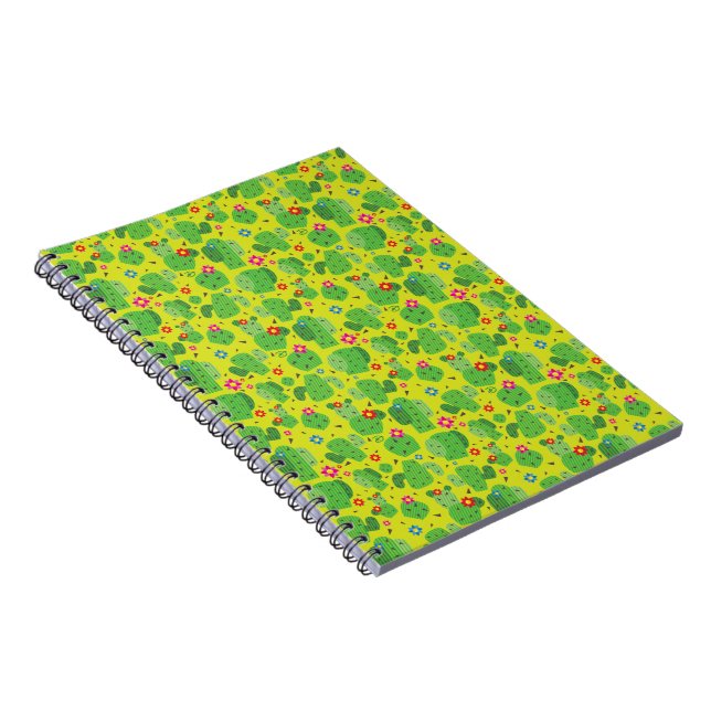 Cactus Me Outside (grün) - Notebook Notizblock (Rechte Seite)