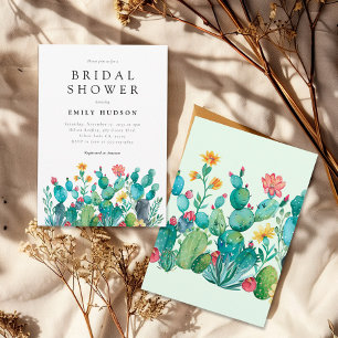 Cactus Mexican Fiesta Brautparty Einladung