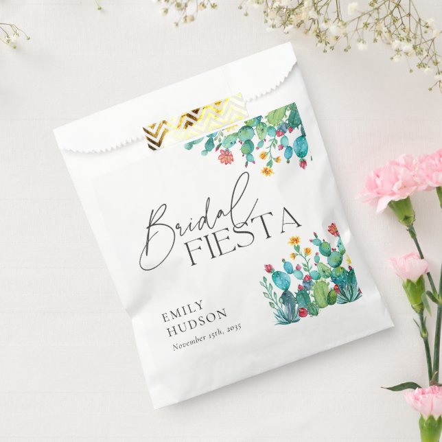 Cactus Mexican Fiesta Brautparty Geschenktütchen (Versiegelt)