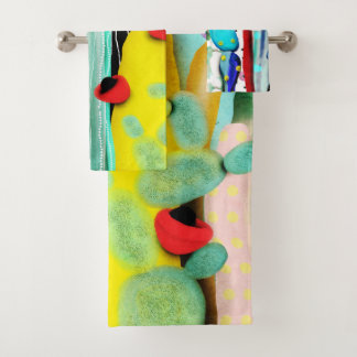 Cactus Mexico Wohngestaltung Rupy de Tequila Badhandtuch Set