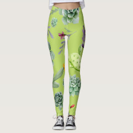 Cactus Muster 6 Leggings
