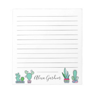 Cactus Notepad Notizblock