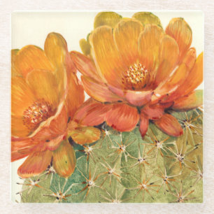 Cactus Orange Blossoms Glasuntersetzer