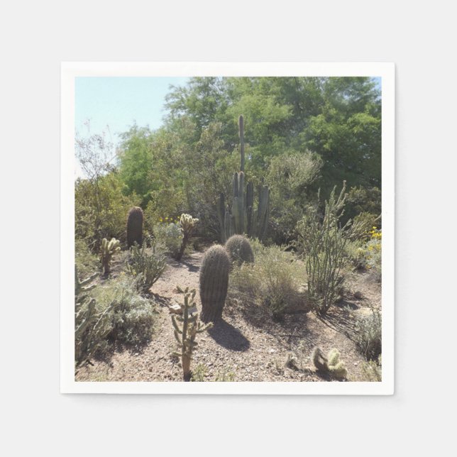 Cactus Paper Napkin Serviette (Vorderseite)