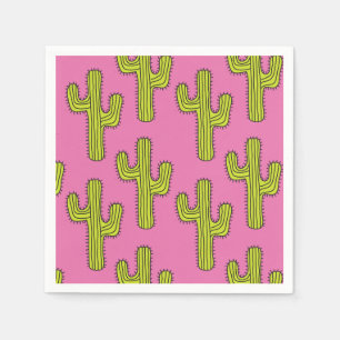 Cactus Paper Napkin Serviette