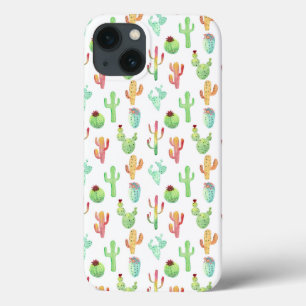Cactus Pastel Wasserfarbmuster Case-Mate iPhone Hülle