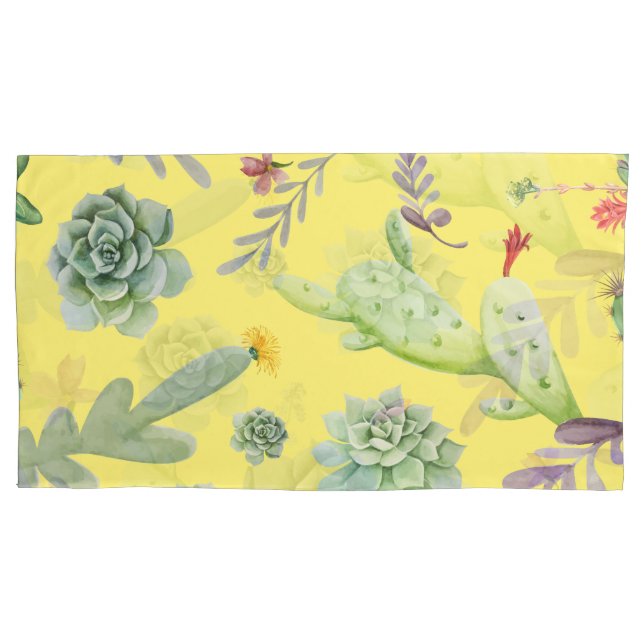 Cactus Pattern 9 Kissenbezug (Vorderseite)