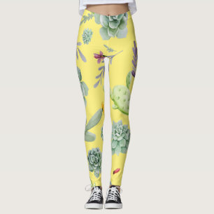 Cactus Pattern 9 Leggings