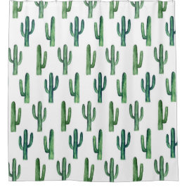 Cactus Pattern | Botanische Wüste Duschvorhang