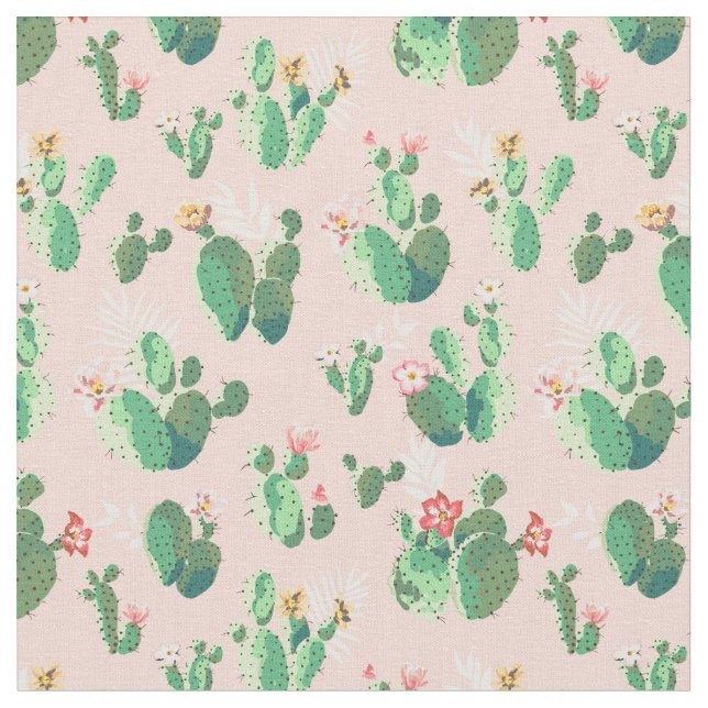 Cactus Pattern Stoff (Nahaufnahme)